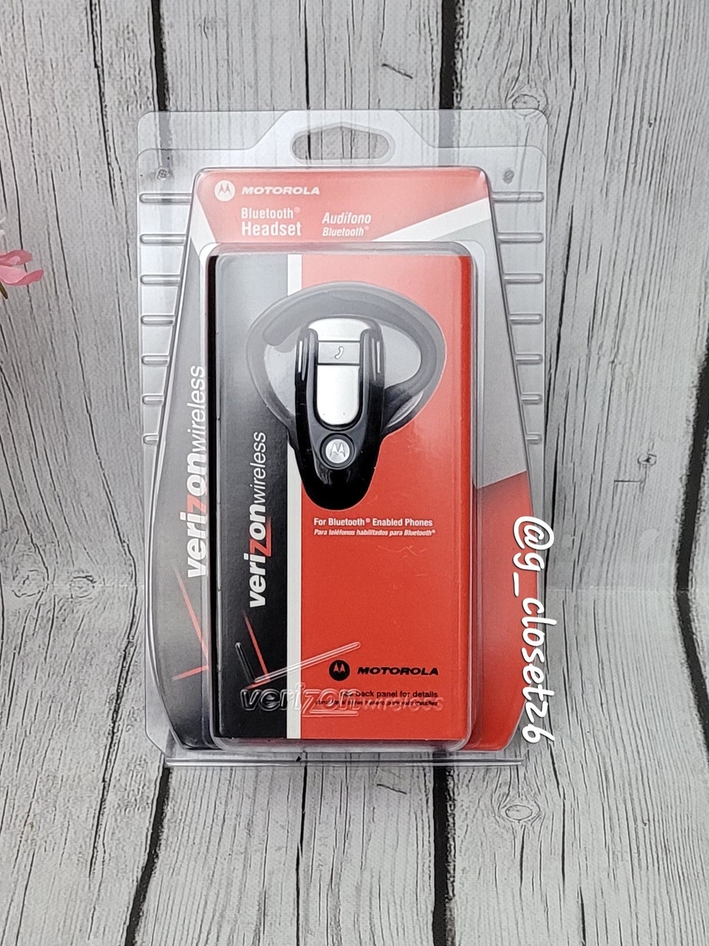 Motorola X Verizon Bluetooth Headset - Black and Silver